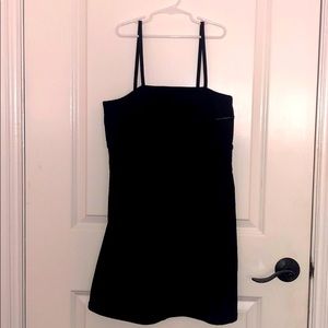 Zara Black Denim Dress